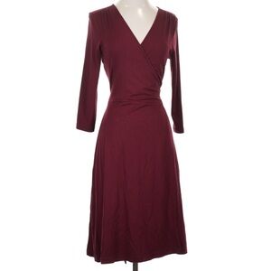 Banana Republic Burgundy Wrap Dress